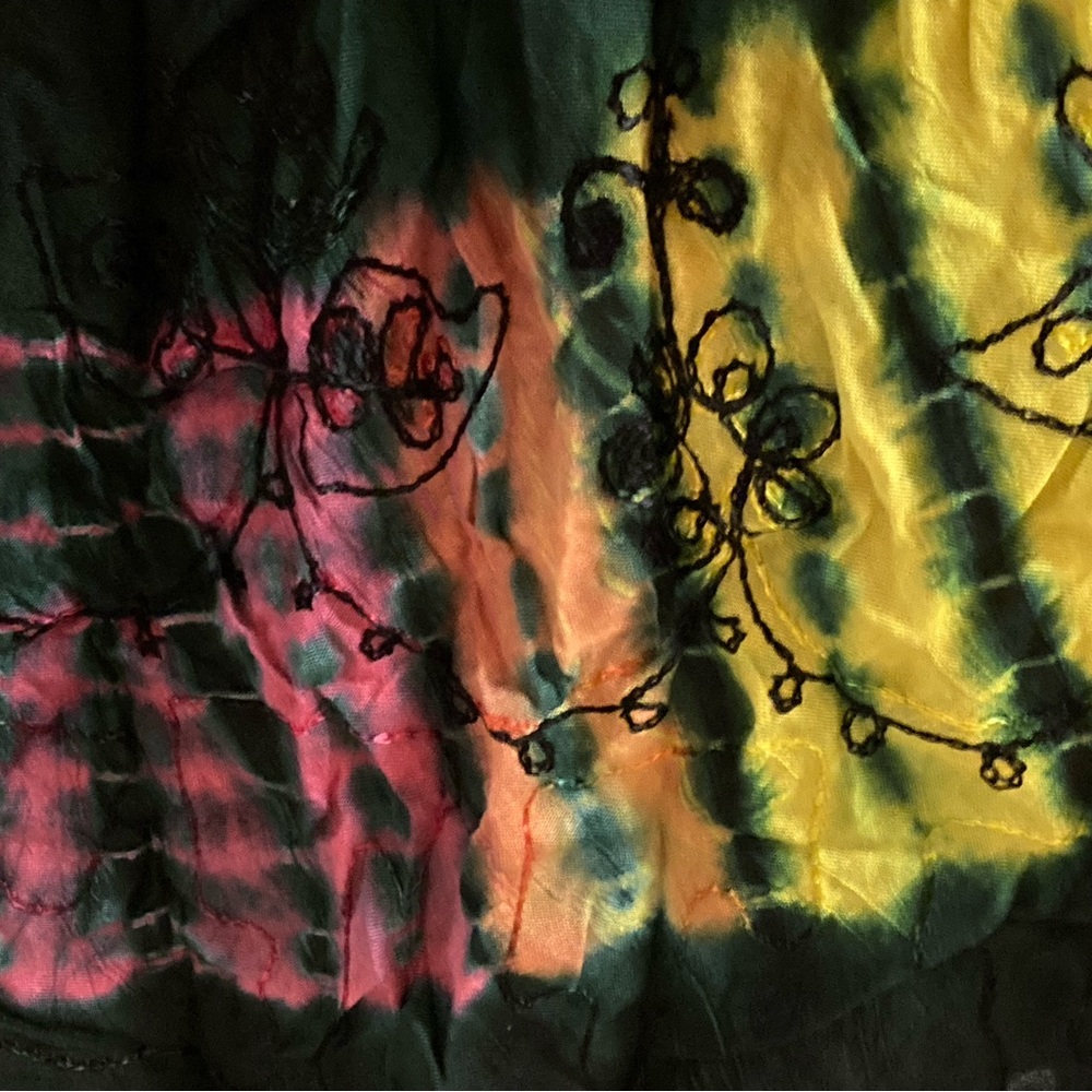 Tie dye dress/ or bathing suit coverup. Never used - Picture 4 of 6